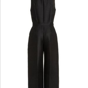 NWT BRANDON MAXWELL Wool-Silk Wide-Leg Jumpsuit Sold out !
